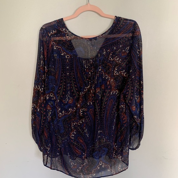 Joie | Vandrea Silk Georgette Blouse | S - Picture 7 of 9